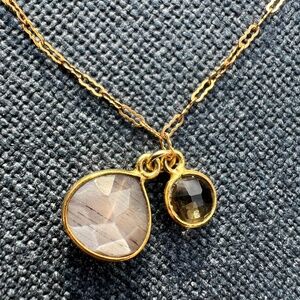 Gemstone Choker Necklace -